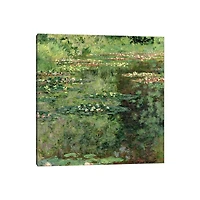 The Waterlily Pond Canvas Art Print