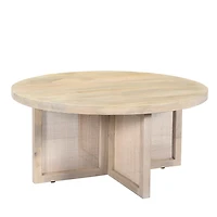 Natural Round Wyeth Coffee Table