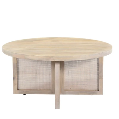 Natural Round Wyeth Coffee Table
