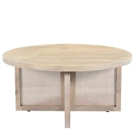 Natural Round Wyeth Coffee Table