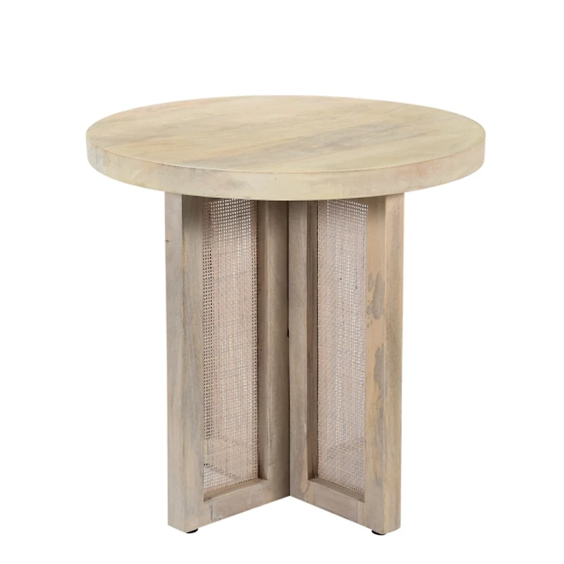 Natural Round Wyeth Accent Table