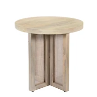 Natural Round Wyeth Accent Table