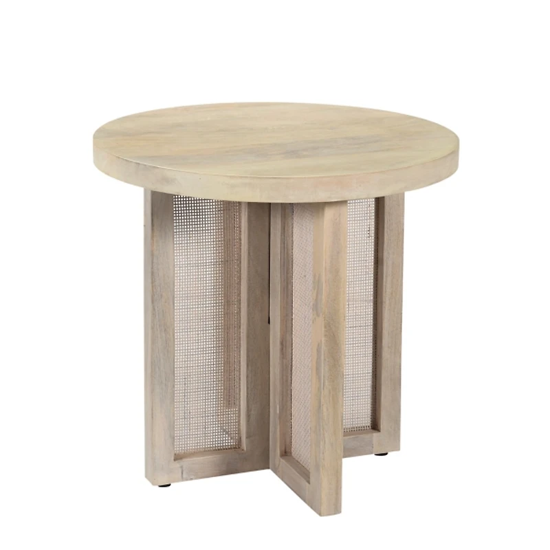 Natural Round Wyeth Accent Table