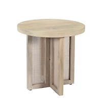 Natural Round Wyeth Accent Table
