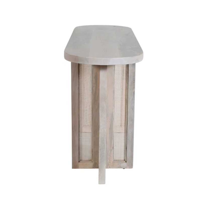 Gray Wood Wyeth Console Table