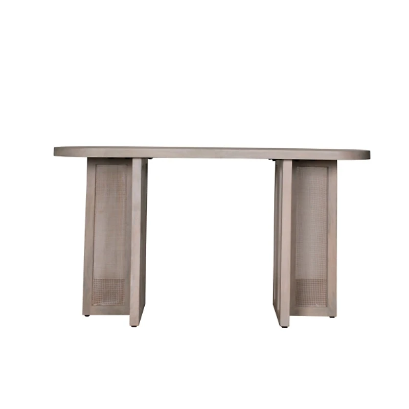 Gray Wood Wyeth Console Table
