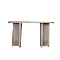 Gray Wood Wyeth Console Table