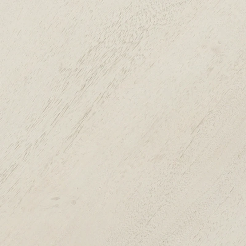 White Distressed Fluted Accent Table