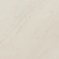 White Distressed Fluted Accent Table