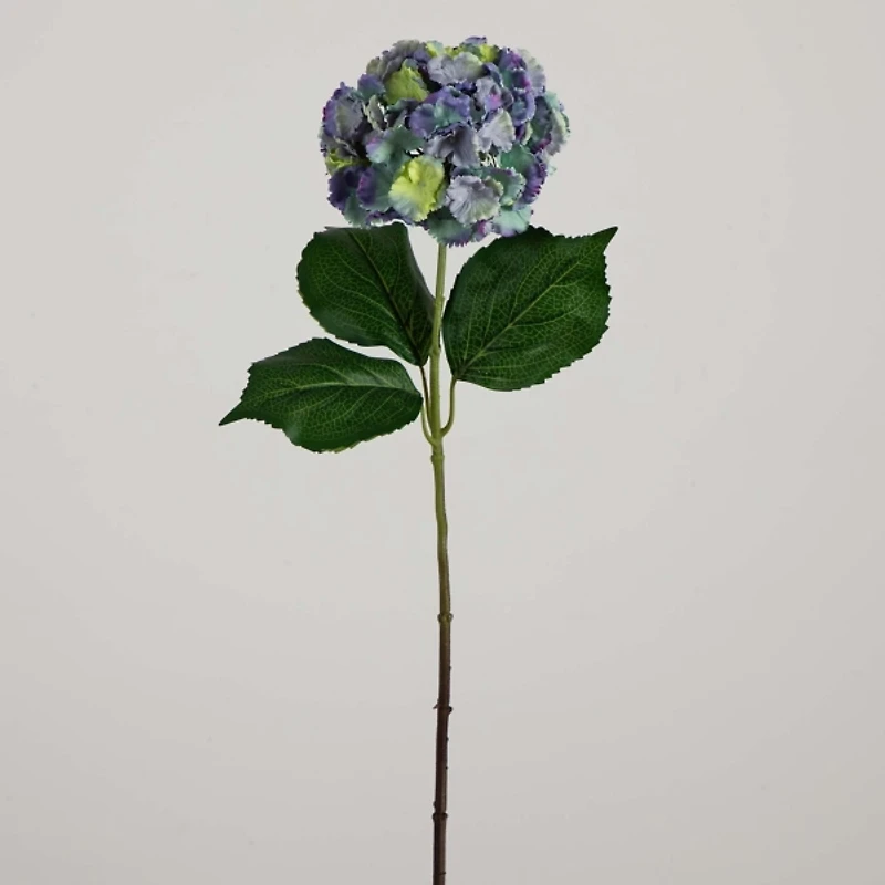 Purple Tie Dye Hydrangea Flower Stems, Set of 3