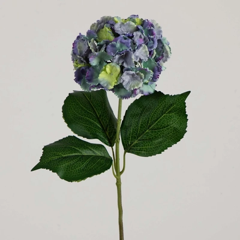 Purple Tie Dye Hydrangea Flower Stems, Set of 3