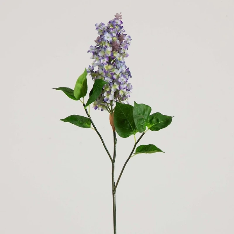 Puple Lilac Flower Stems, Set of 3