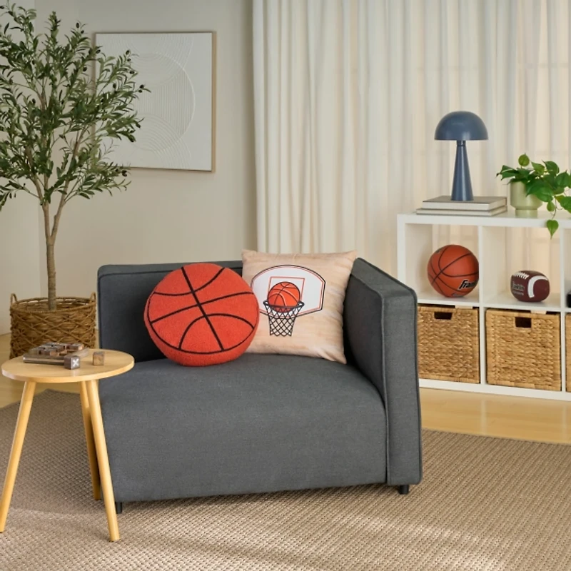 Plush Basketball Pillows, Set of 2
