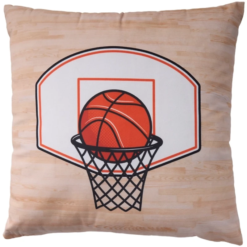 Plush Basketball Pillows, Set of 2