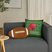 Plush Football Pillows, Set of 2