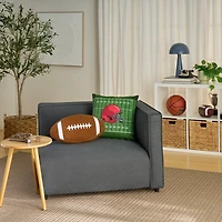 Plush Football Pillows, Set of 2