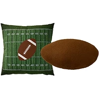 Plush Football Pillows, Set of 2