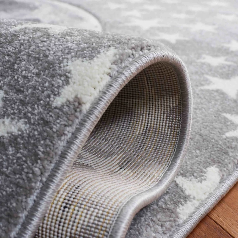 Gray Moon Kids Area Rug