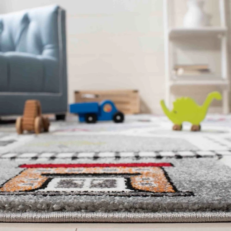 Town Roads Kids Area Rug