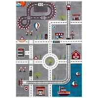 Town Roads Kids Area Rug