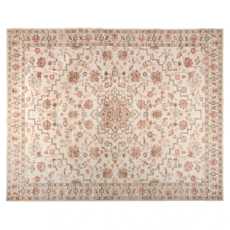 Penny Floral Washable Area Rug, 8x10