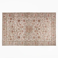 Penny Floral Washable Area Rug, 5x8