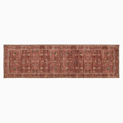 Rust Blair Washable Runner, 2x7