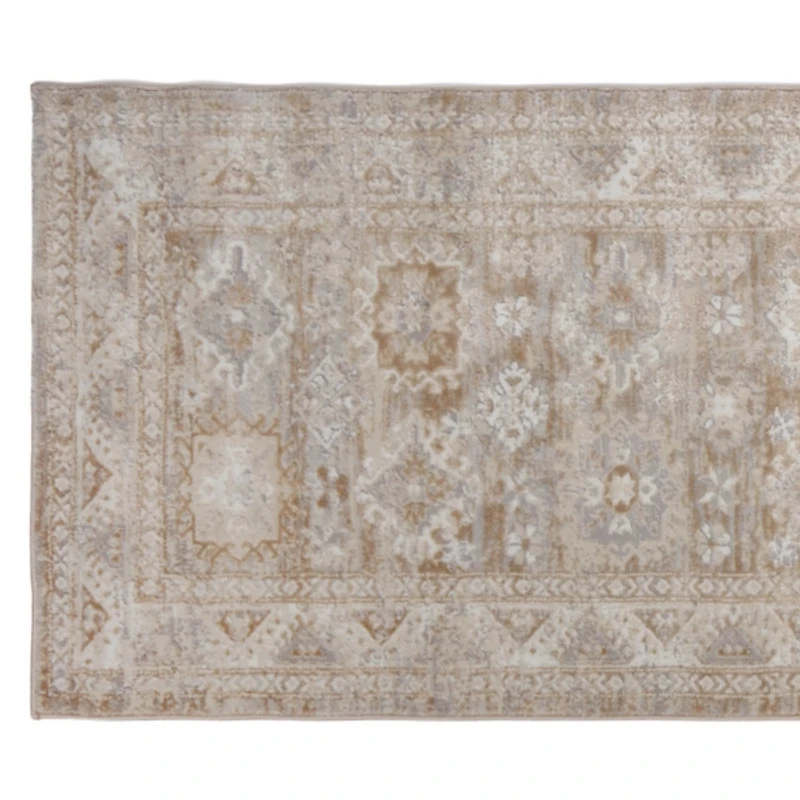 Ivory Bree Bordered Runner, 2x8