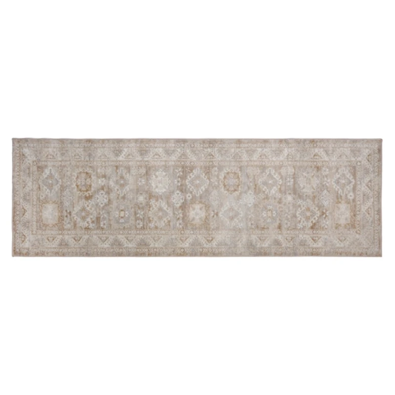 Ivory Bree Bordered Runner, 2x8