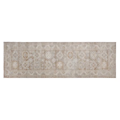 Ivory Bree Bordered Runner, 2x8