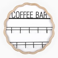 Coffee Bar Scalloped Wall Hooks