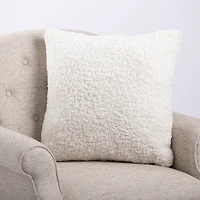 Ivory Cozy Boucle Pillow