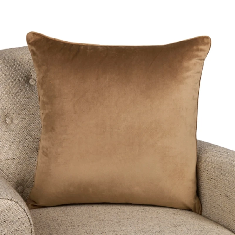Taupe Mayfield Toile Pillow