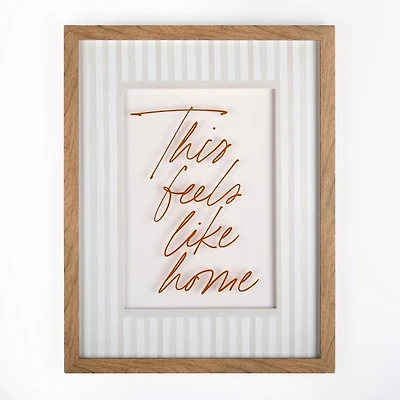 This Feels Like Home Framed Wall Plaque