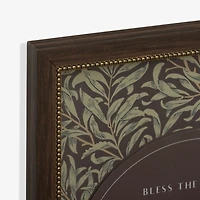 O My Soul Botanical Framed Wall Plaque