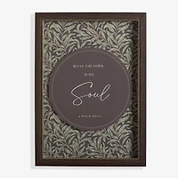 O My Soul Botanical Framed Wall Plaque