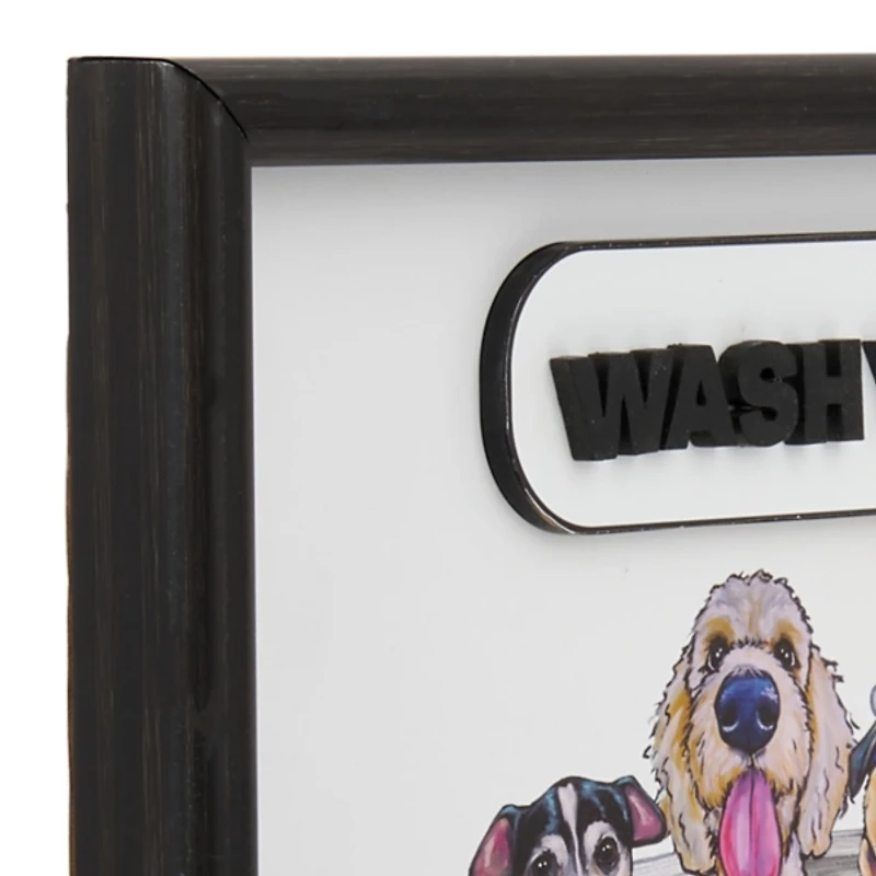 Wash Your Paws Wall Plaque