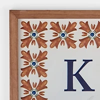 Embossed Metal Floral Kitchen Wall Plaque