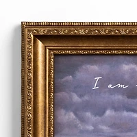 With You Always Gold Framed Wall Plaque