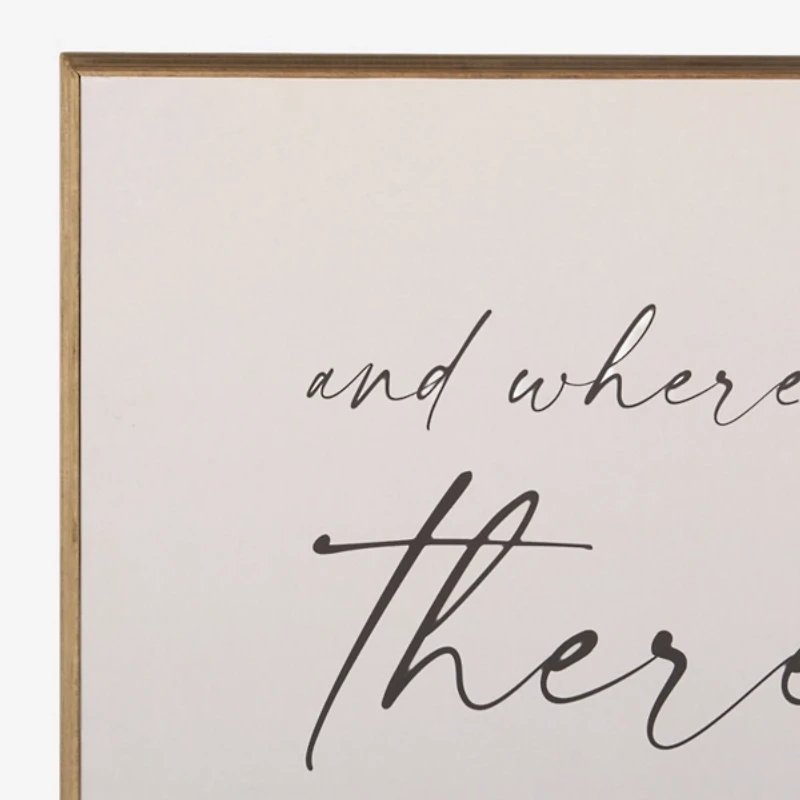 There Is Freedom Framed Wall Plaque