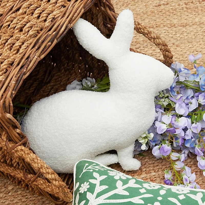 White Bunny Shaped Pillow