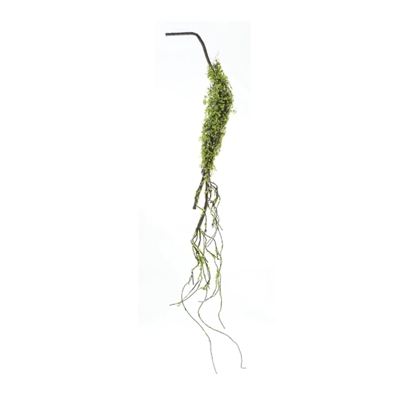 Moss Foliage Branch Stems, Set of 2