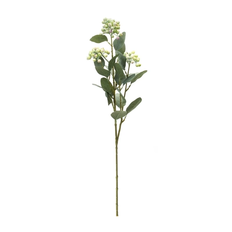 White Berry Foliage Sprays, Set of 2