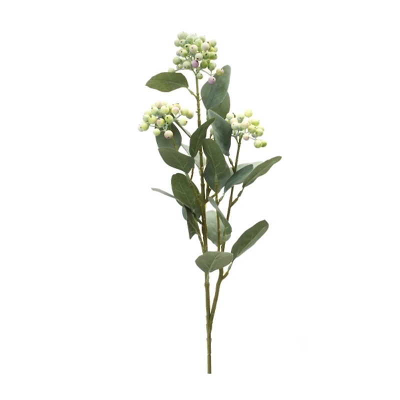 White Berry Foliage Sprays, Set of 2