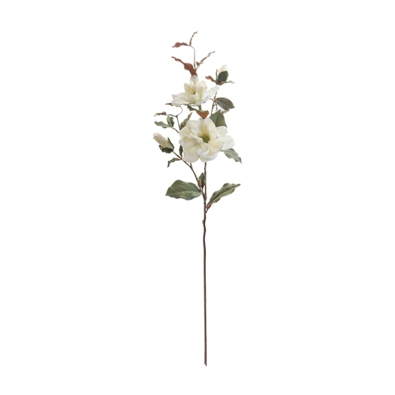White Magnolia Floral Sprays, Set of 2