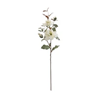 White Magnolia Floral Sprays, Set of 2