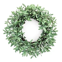Green Olive Leaf Wreath