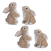 Woodland Bunny Figurines, Set of 4