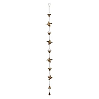 Copper Hummingbird Rain Chain