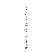 Bronze Birds and Bells Rain Chain